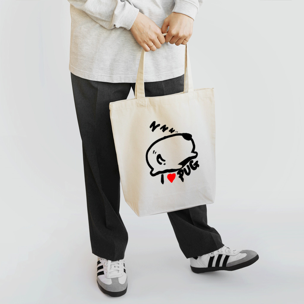 Ark Connectのパグ Tote Bag