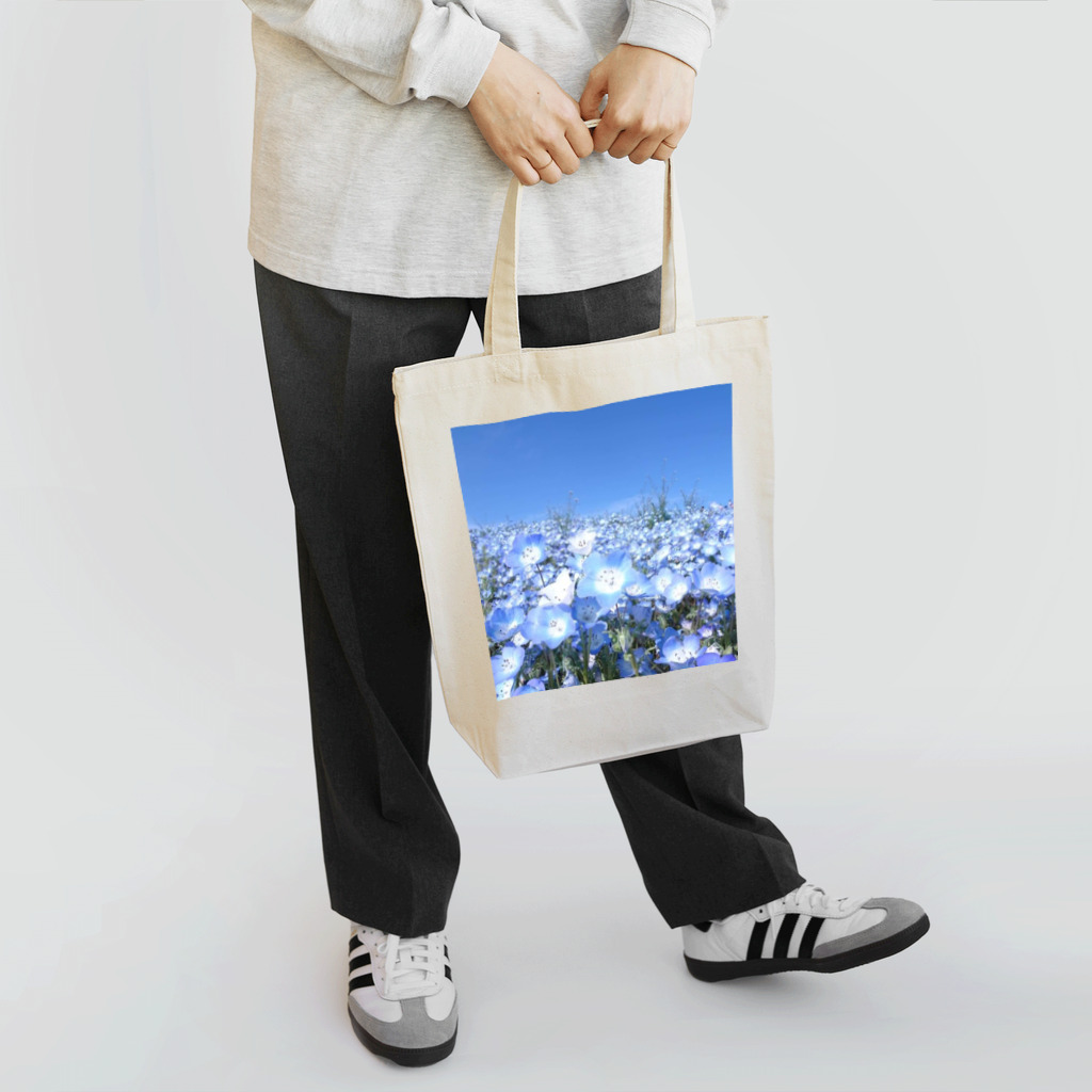 心メロンのネモフィラブルー💙 Tote Bag