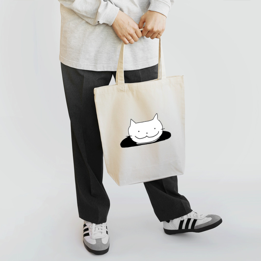 はじめましての沼から出てきた　猫　 Tote Bag