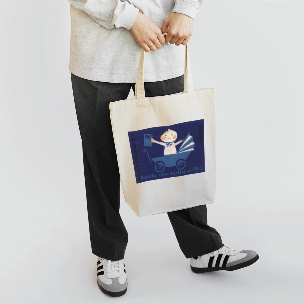 YS VINTAGE WORKSのポーランド　青い赤ちゃん　ブルーベイビー Tote Bag