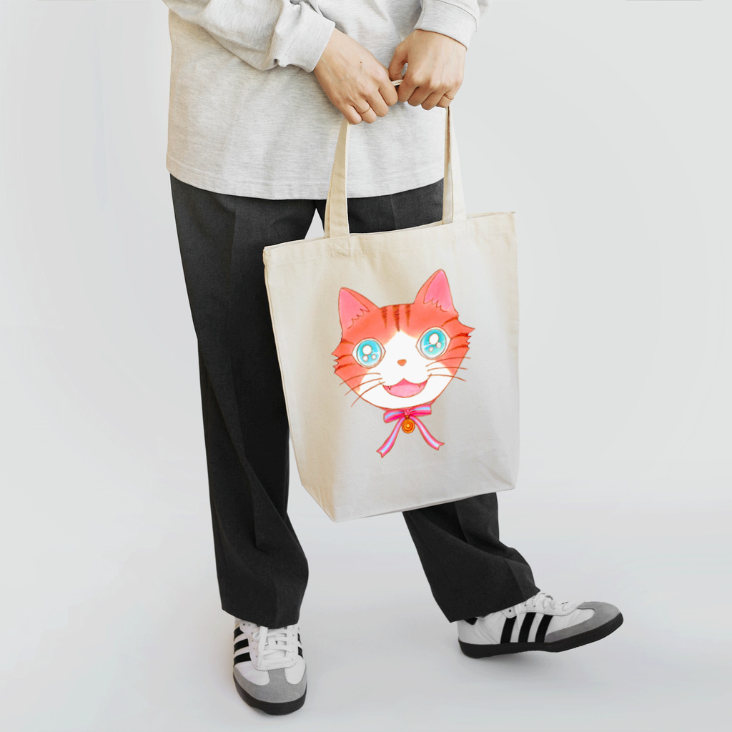 sanasanaのBlueeyes Cat トートバッグ