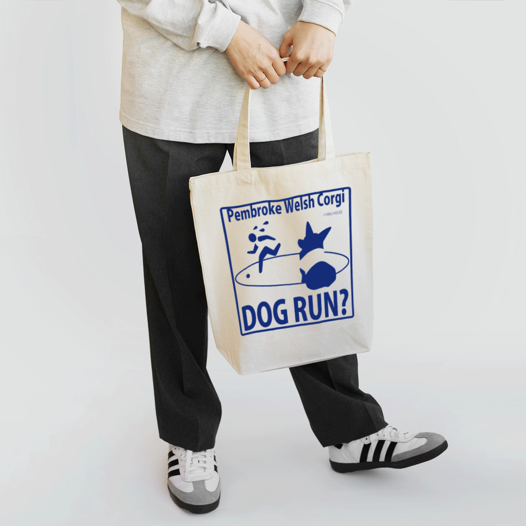 きくはうす  🐾ほぼキャバリアのピクトグラム+コーギー（DOGRUN） Tote Bag