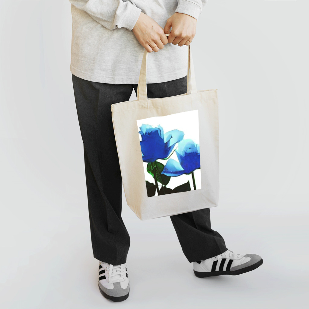 Anna’s galleryのBlue Rose Tote Bag