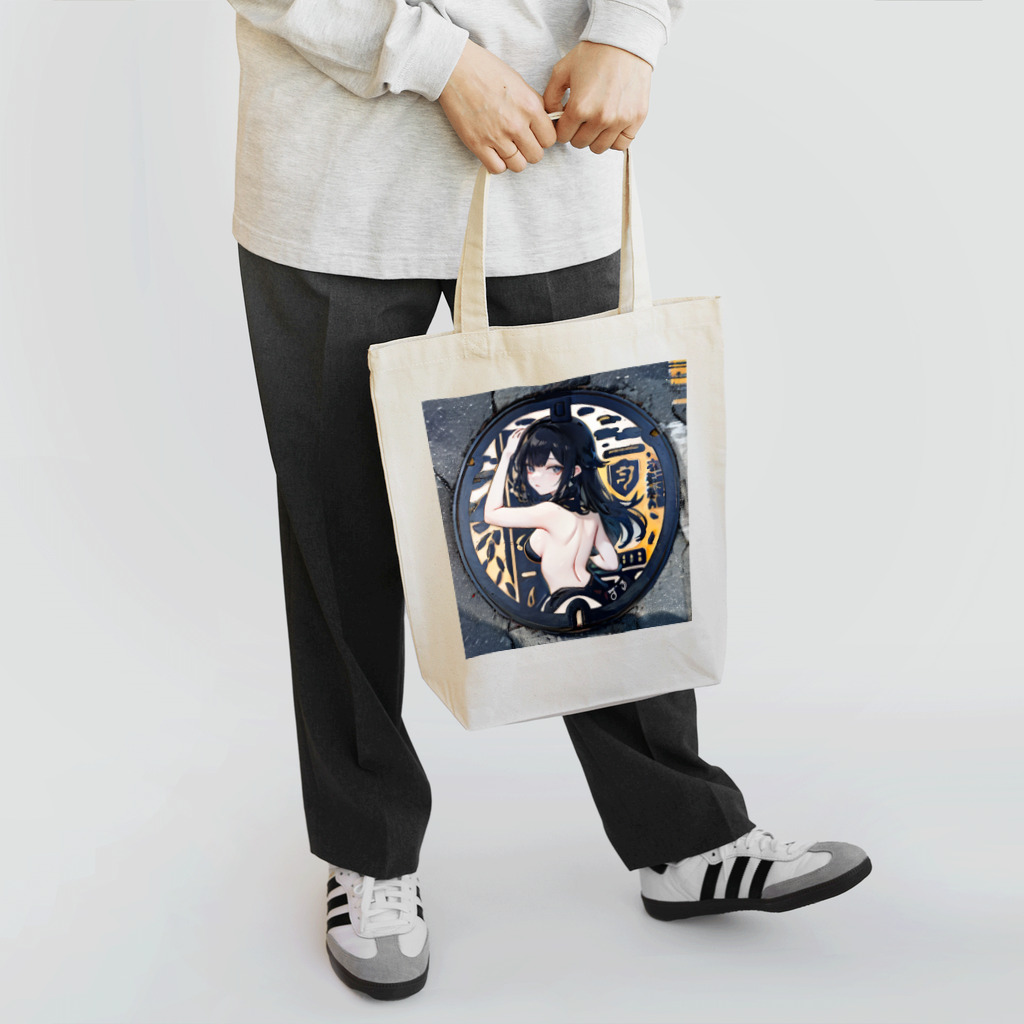 E16のマンホール美女 Tote Bag