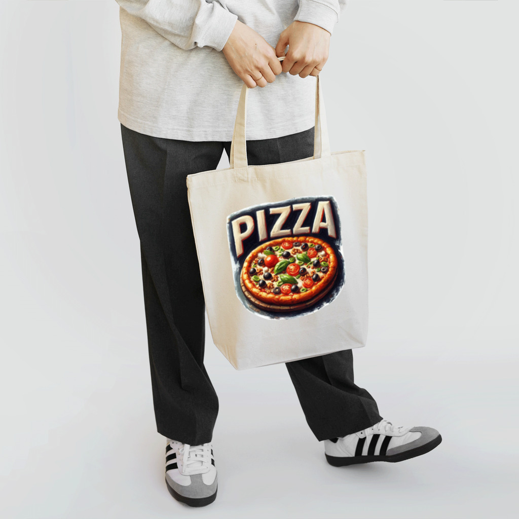 miraikunのピザ トートバッグ