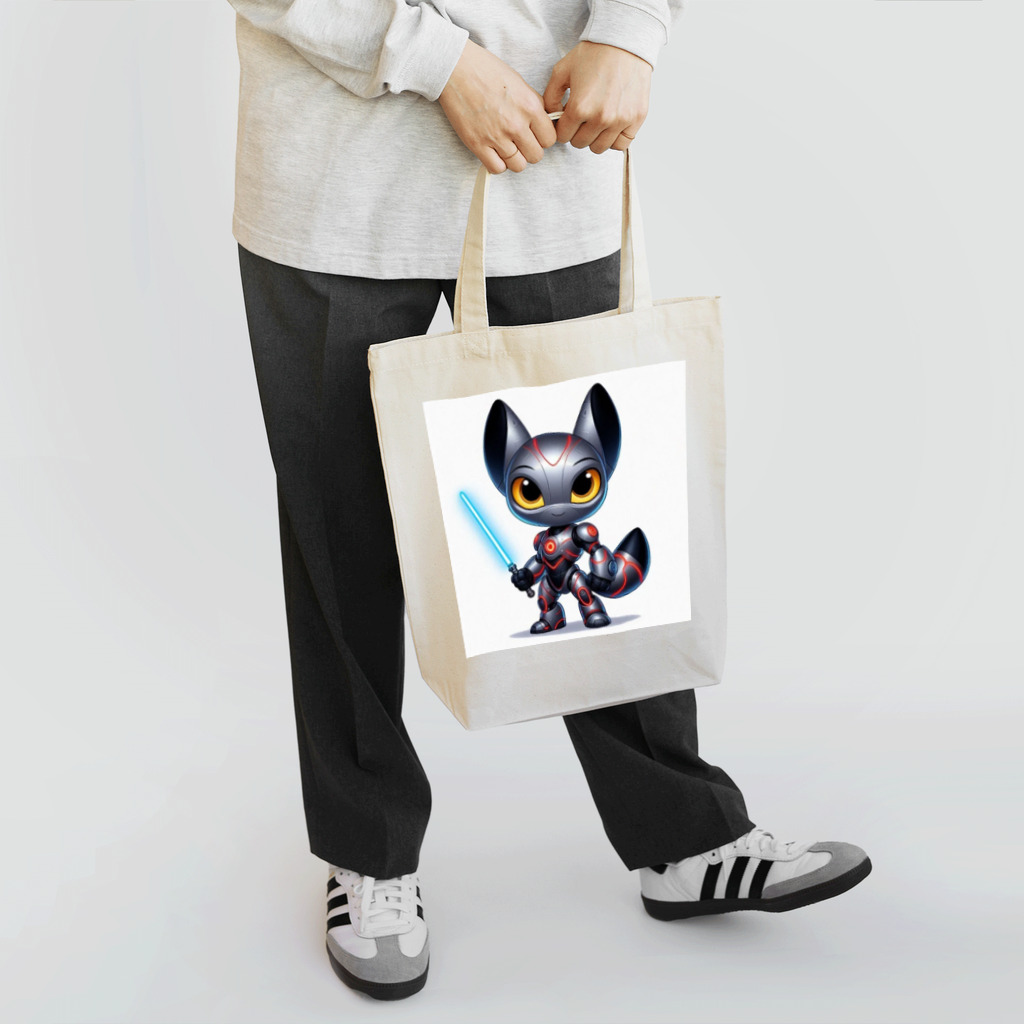 ゆうちゃんNFTいいねの耳長フェネックちゃんヒーローバージョン Tote Bag