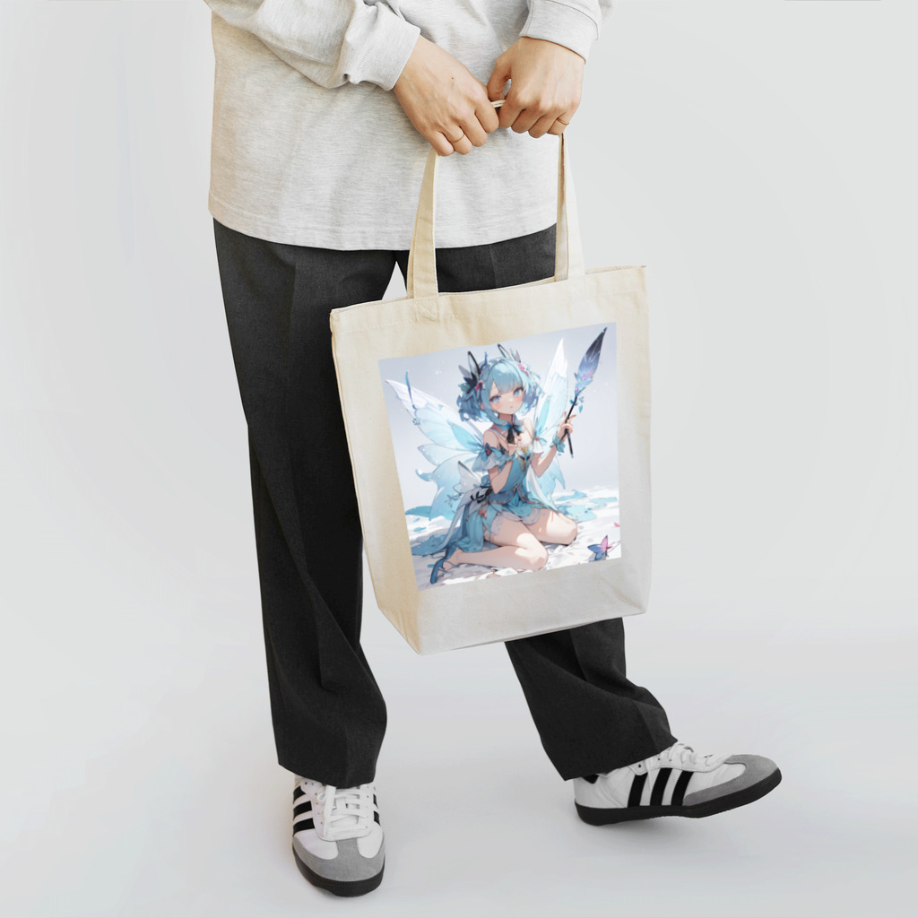 ロイ@イラストレーターHEXANFT販売美麗イラスト描きますの氷の妖精 Tote Bag