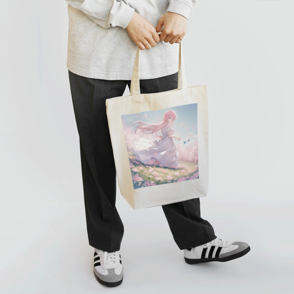 R-mayの草原の少女 Tote Bag