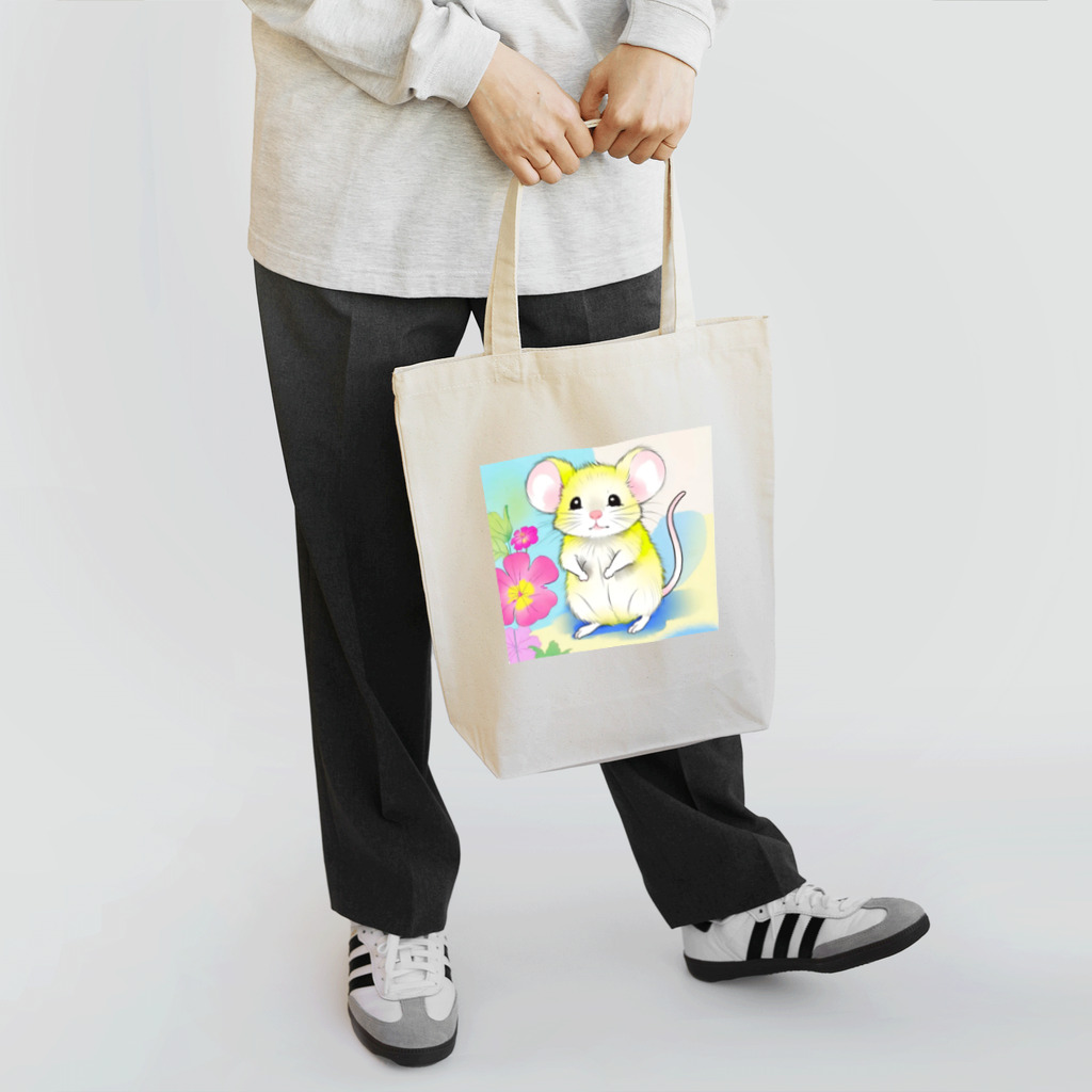 いちごソーダのねずみのスニーキー Tote Bag