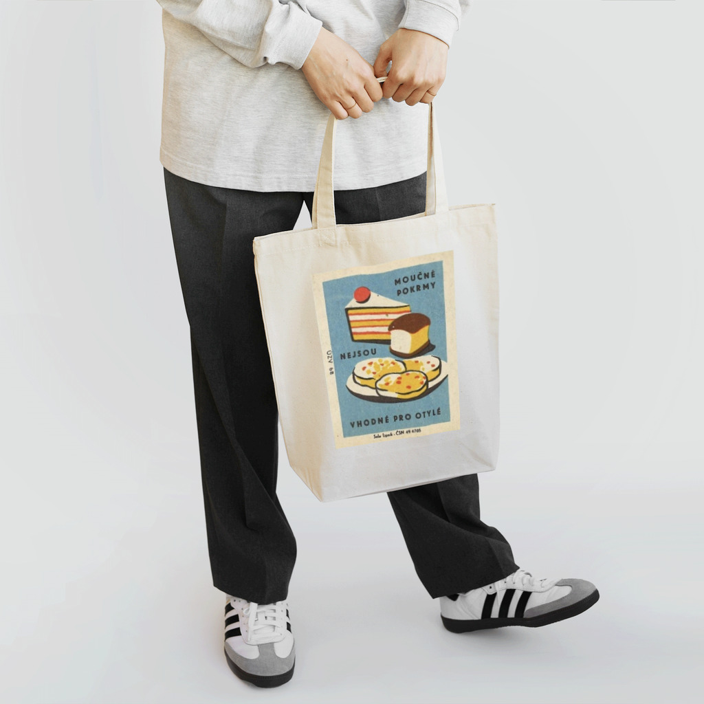 YS VINTAGE WORKSのチェコ・スロヴァキア マッチ（パンとケーキ） Tote Bag