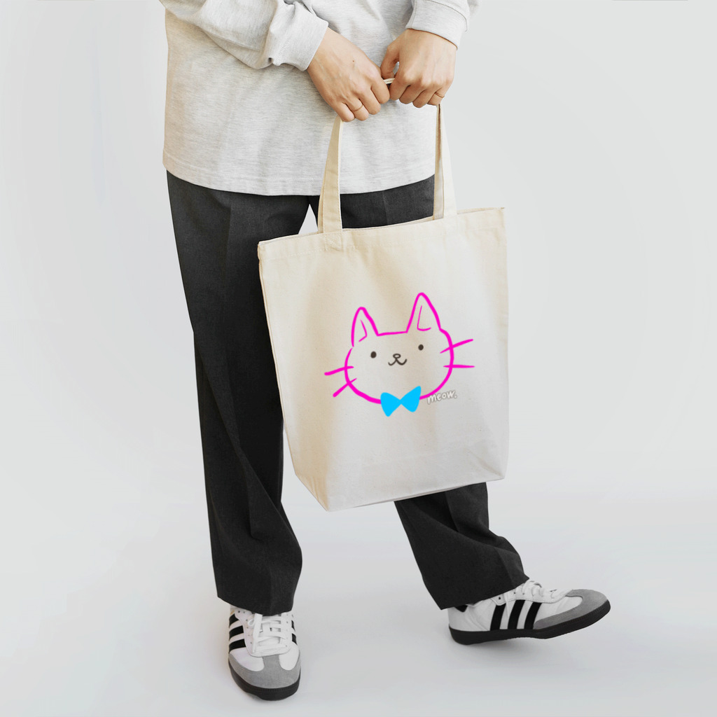 meow.のmeow.ロゴ トートバッグ