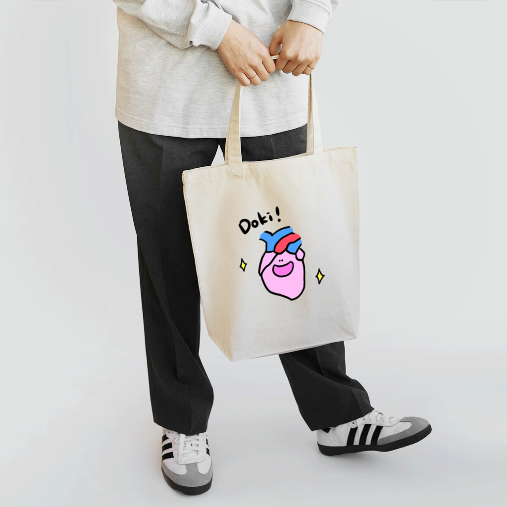 Dr.pepepe の陽気な血球やさんのドキ！キュンとする心臓 Tote Bag