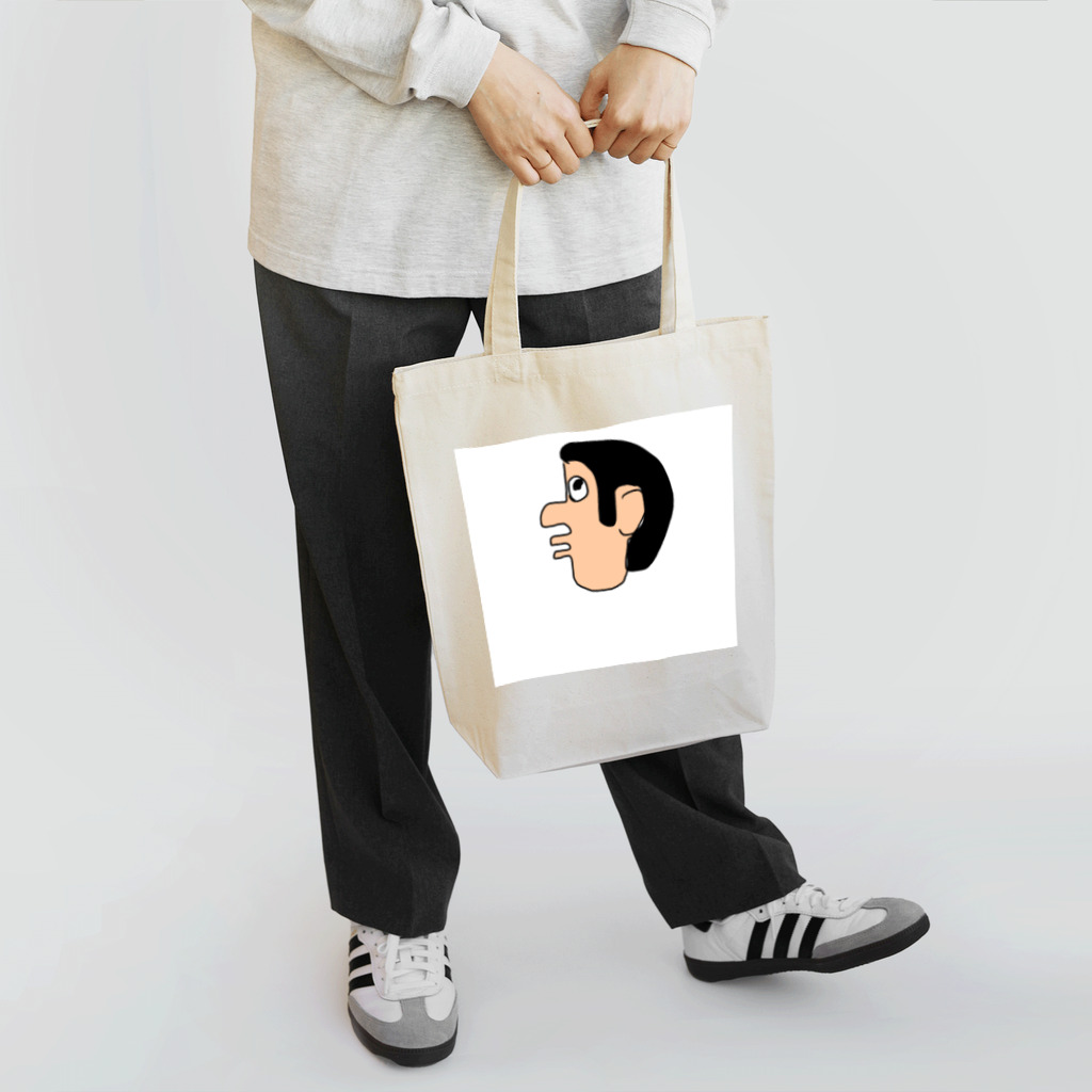 パンのくるまの横顔くん① Tote Bag