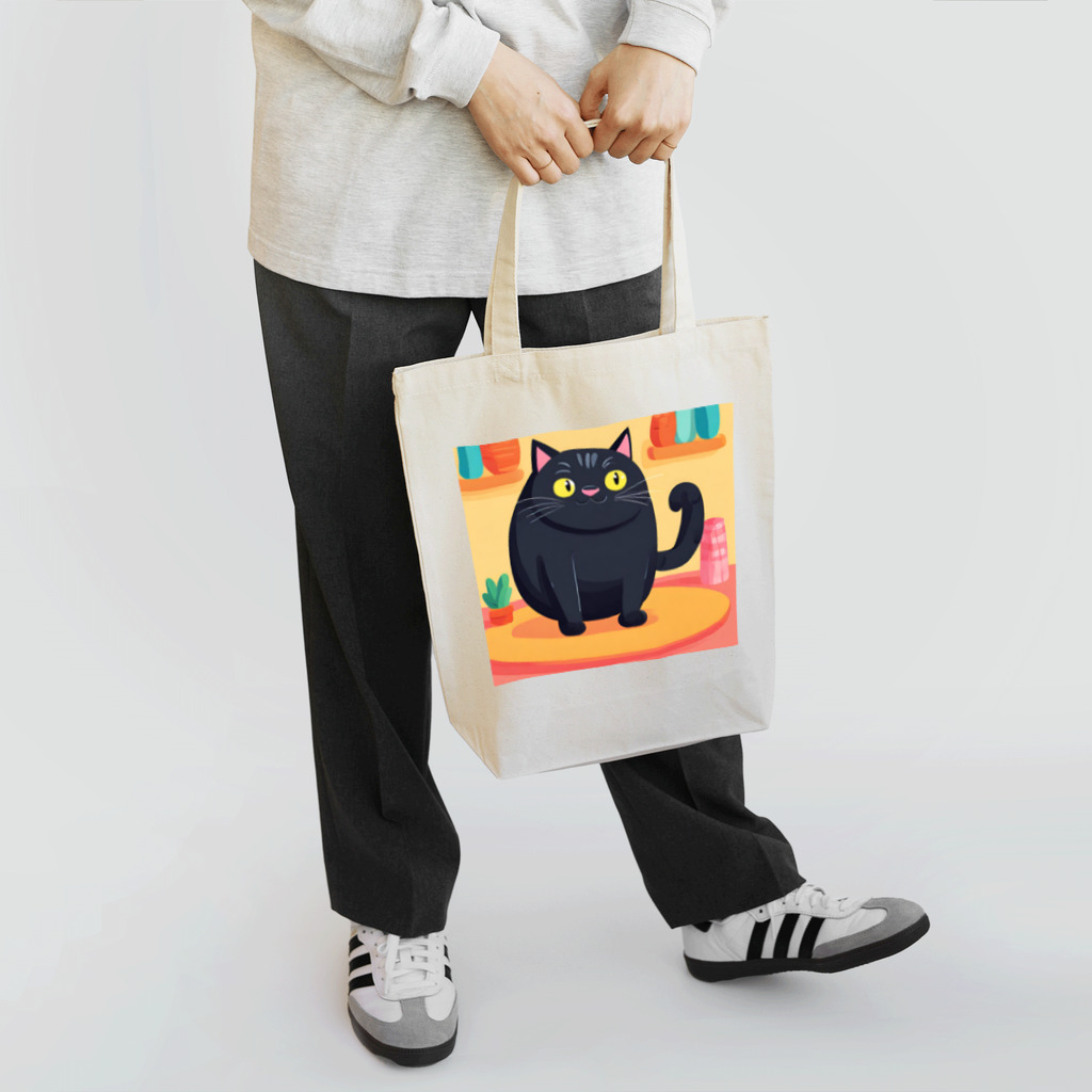 あにぽよのぽて黒猫 Tote Bag