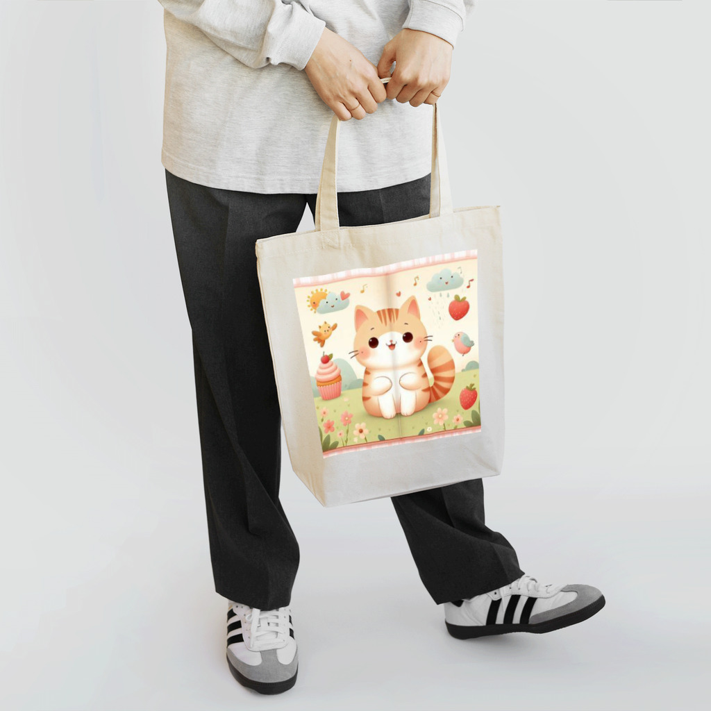 Rパンダ屋の「可愛い猫」グッズ Tote Bag