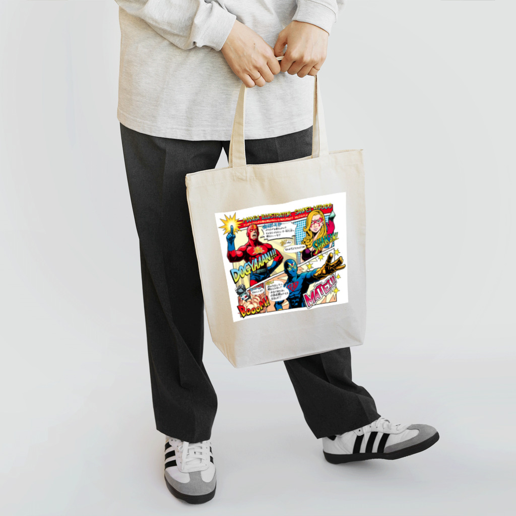 POPN-shopdesignMadokaのアメコミ風 Tote Bag