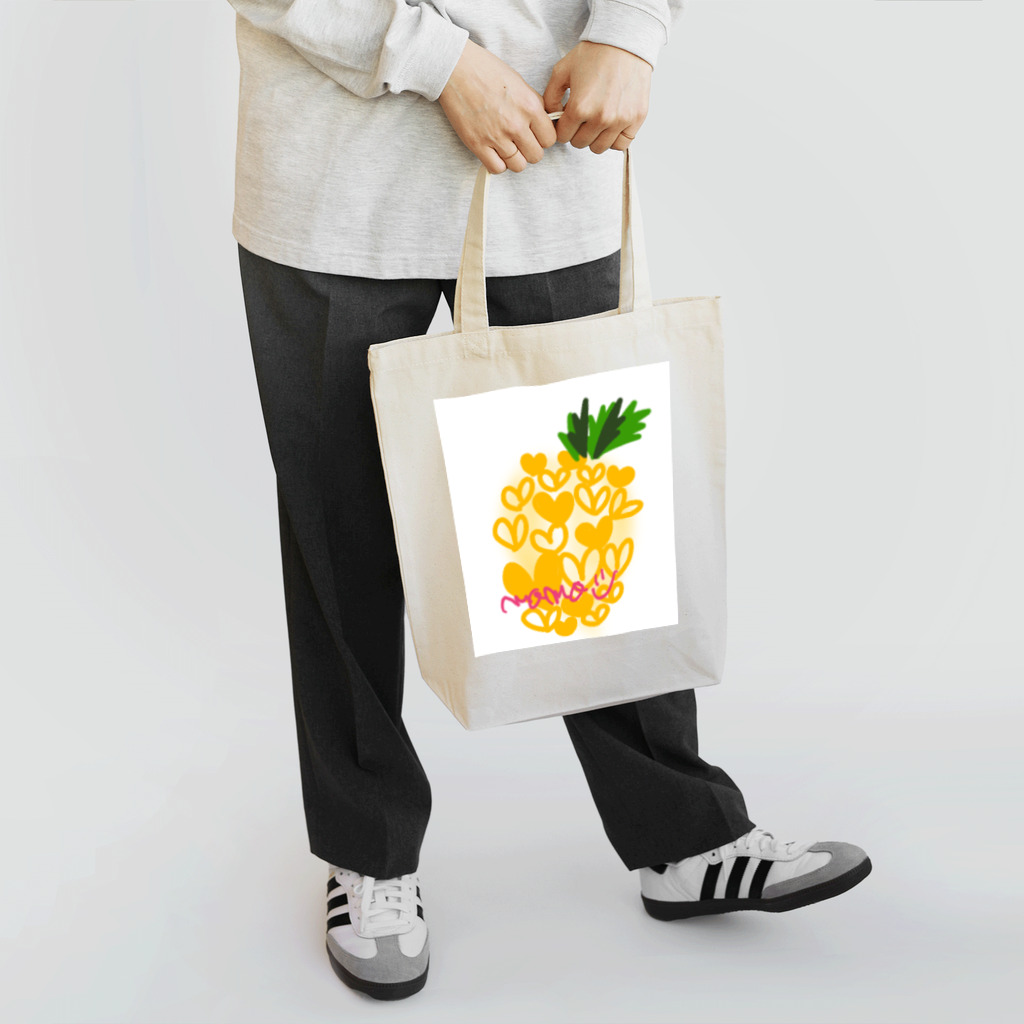 bonheurのパイナップル トートバッグ