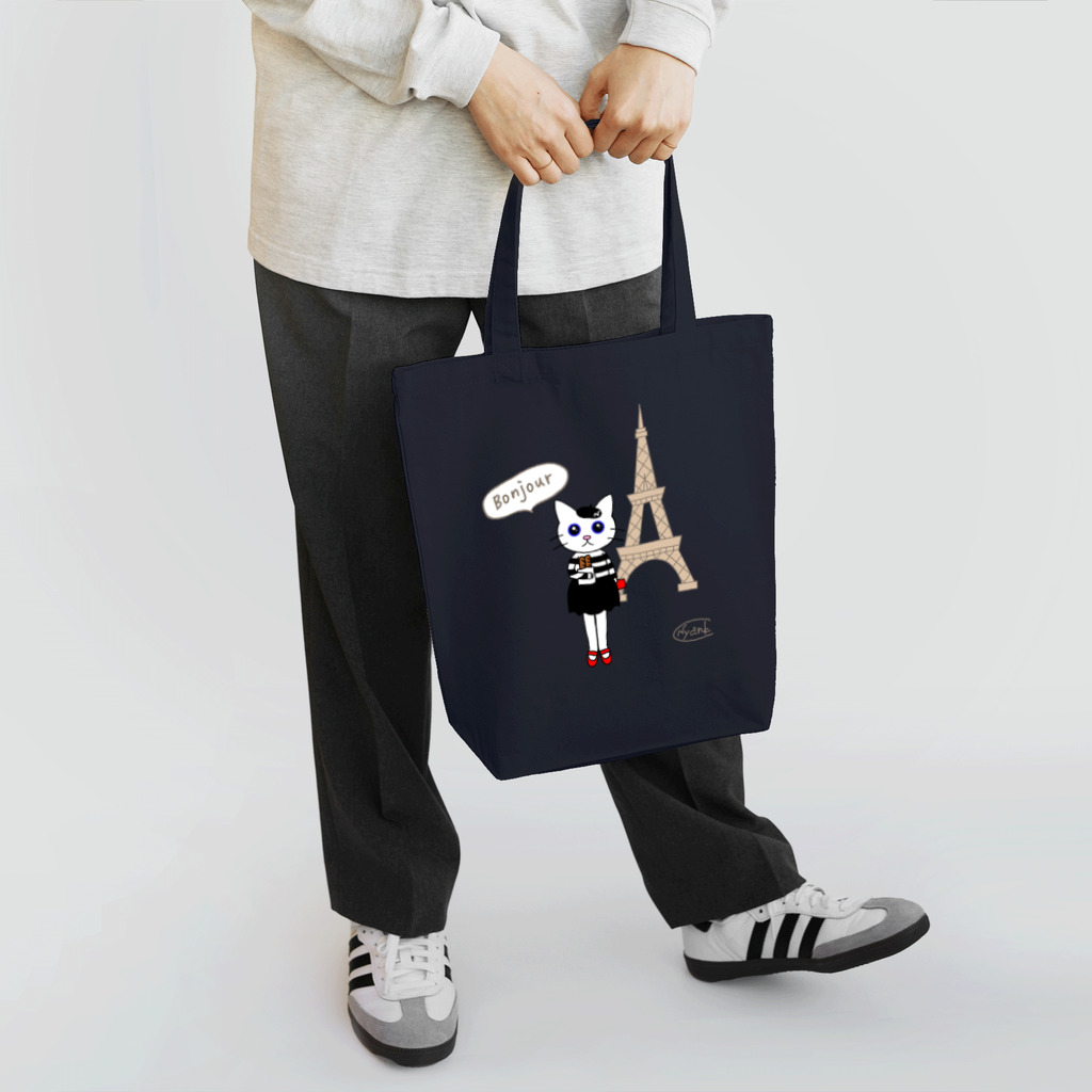 (C)にゃんくしー雑貨店のにゃんくしー inフランス Tote Bag