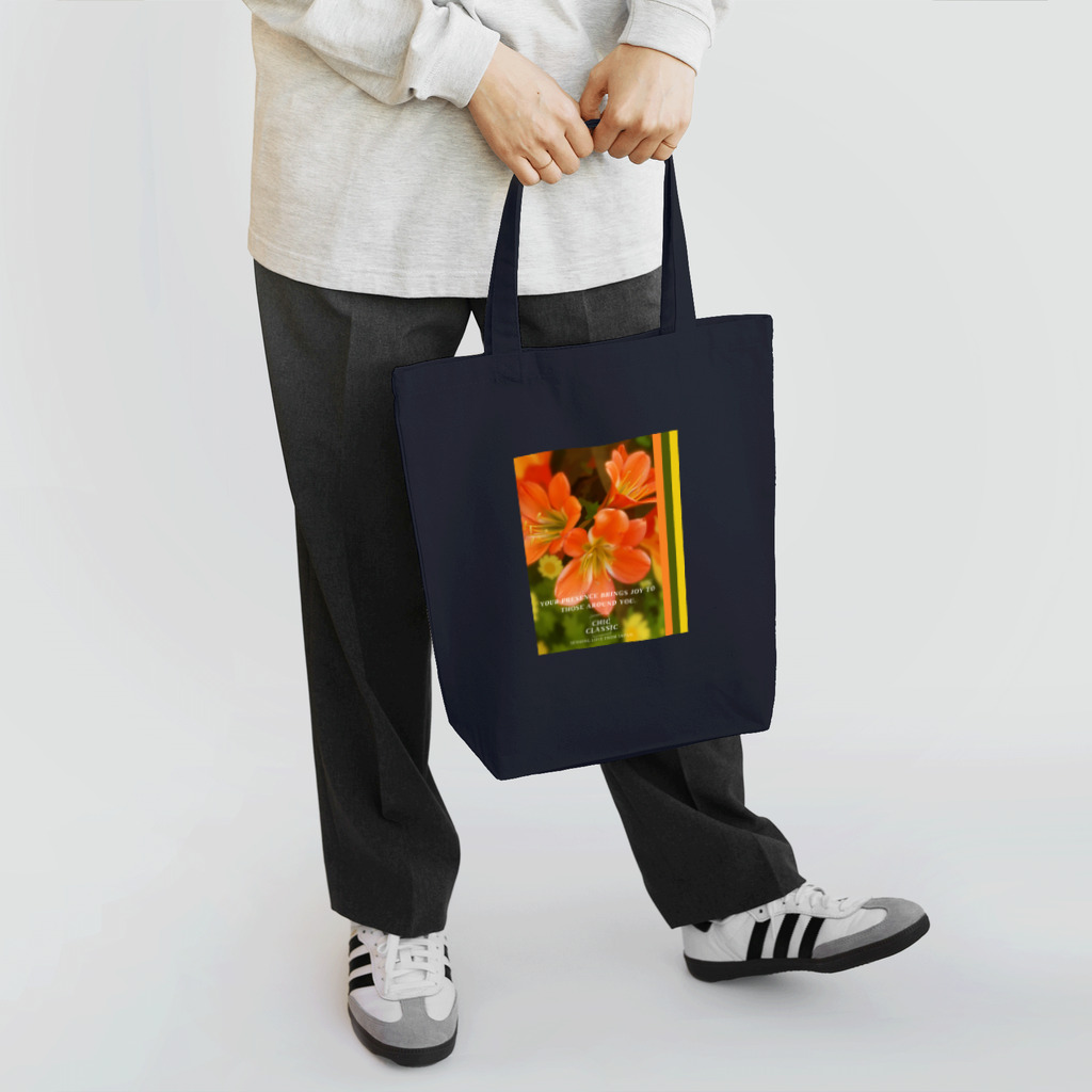 ChicClassic（しっくくらしっく）のお花・Your presence brings joy to those around you. Tote Bag