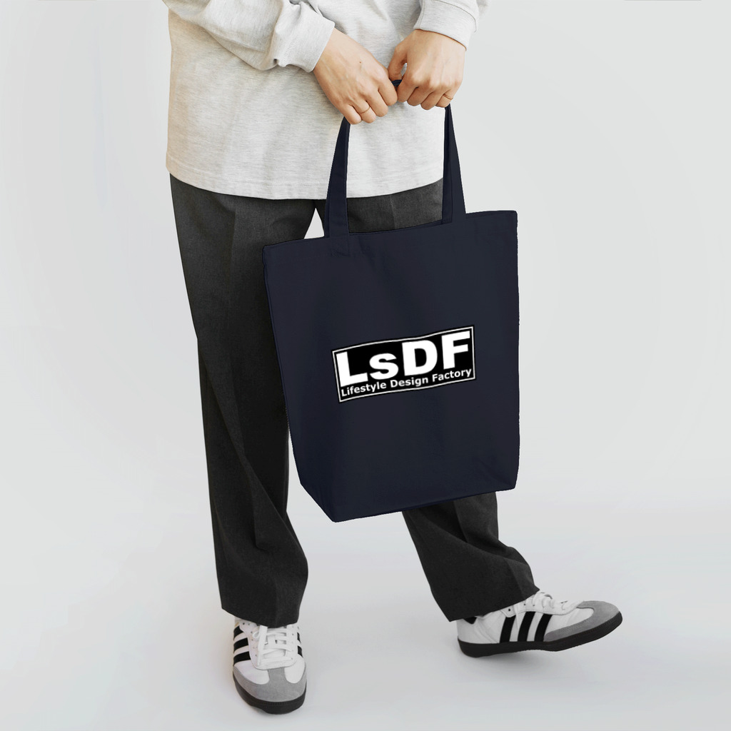 LsDF   -Lifestyle Design Factory-のチャリティー【LsDF】ロゴ トートバッグ