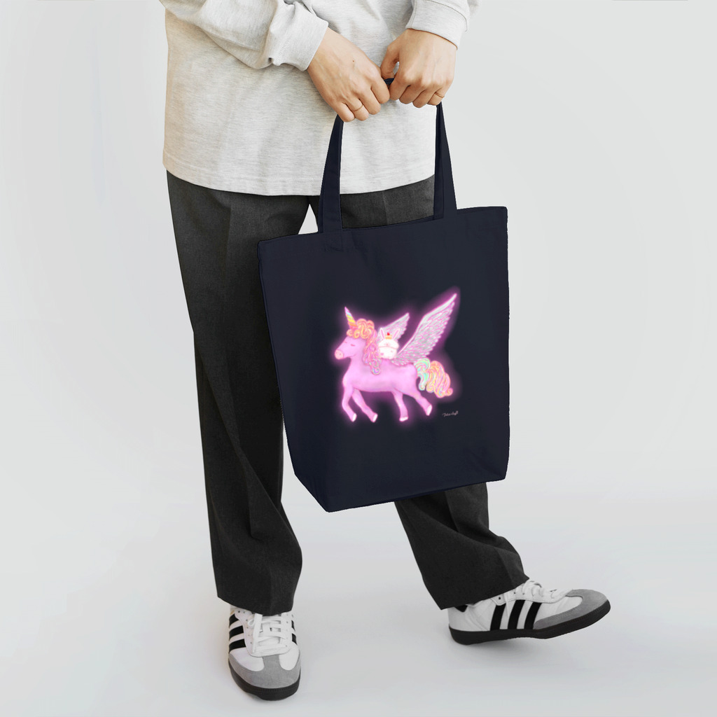 どるちぇ＊うさぎの＊ゆめのなかのうさぎ＊うさぎとユニコーン Tote Bag