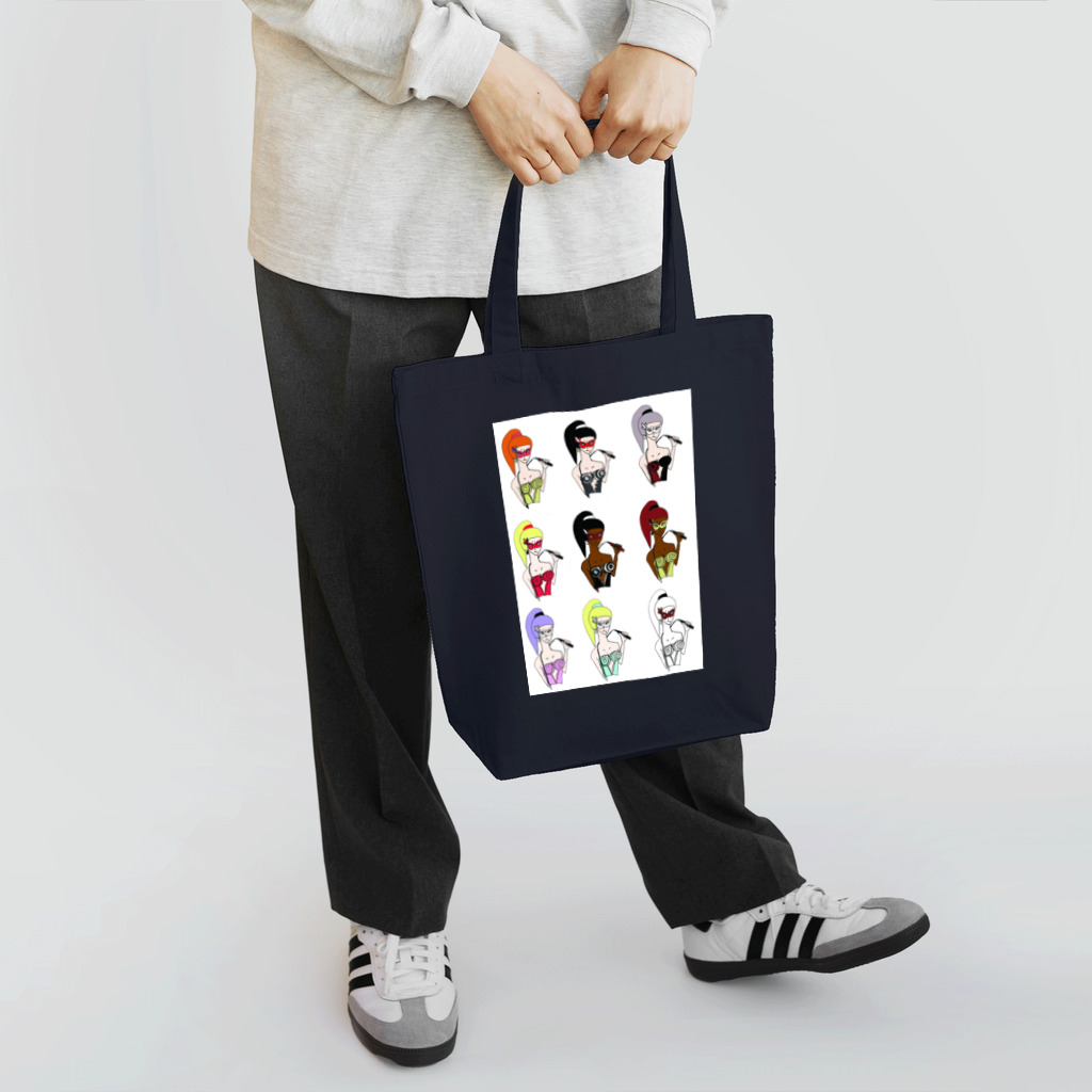 gleam　of...のカラフルな女王様 Tote Bag