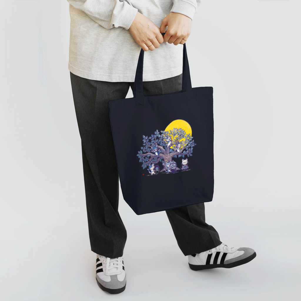 あまかむなのうたげのねこ(夜な夜な雅楽) Tote Bag