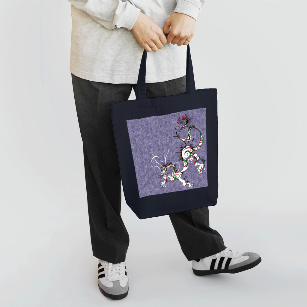 suparnaの龍と文様　紫 Tote Bag