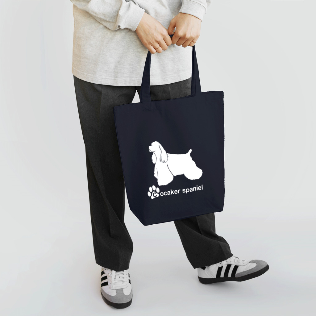 bow and arrow のアメリカンコッカースパニエル Tote Bag