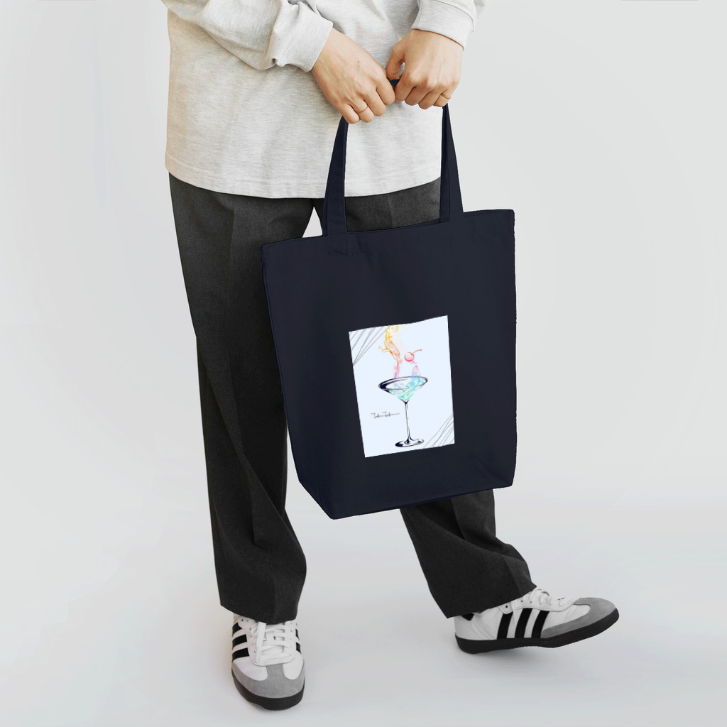 jiyujin_seisakusyoのオリジナルK -tokutokuシリーズ イルカ Tote Bag