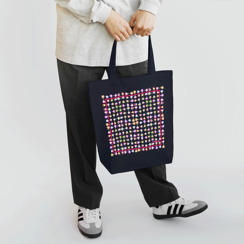 charlolの整列カラフル柄小charlie Tote Bag