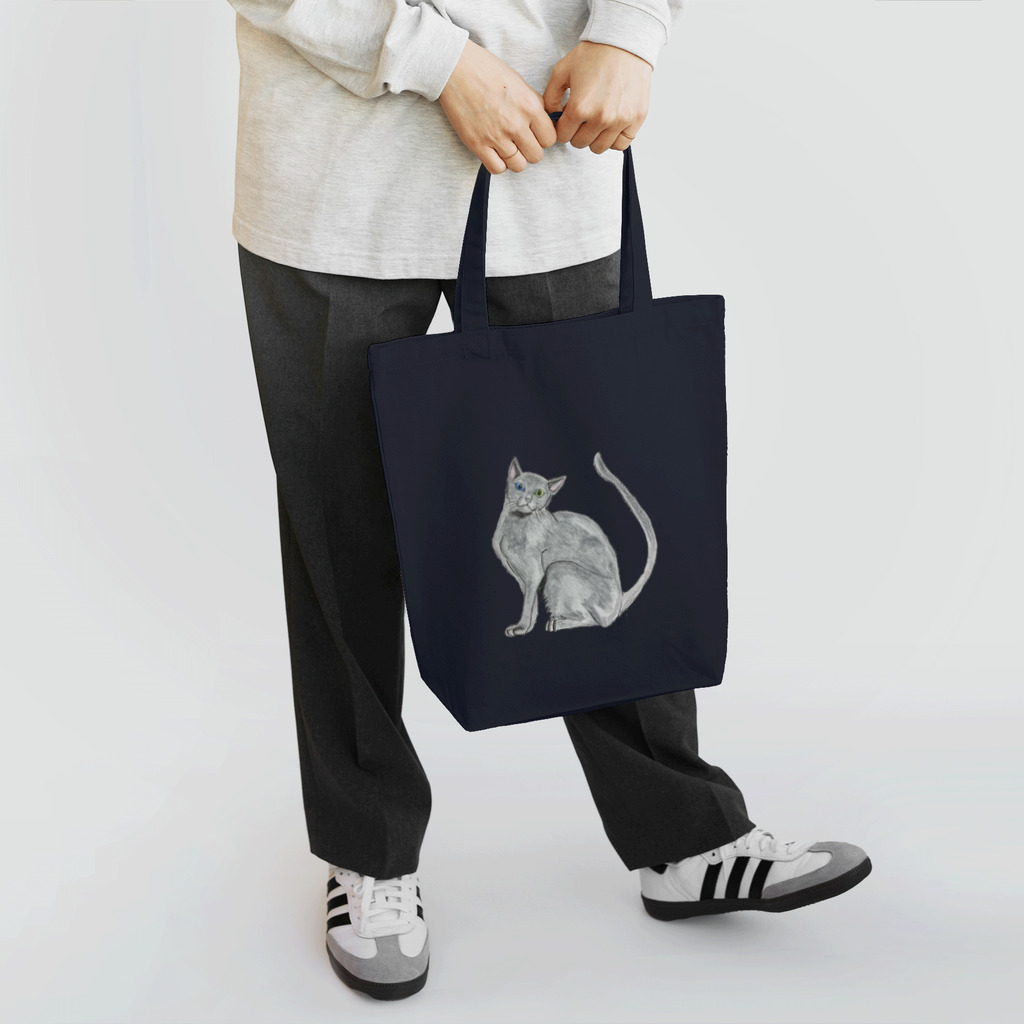 Coshi-Mild-Wildの猫_ロシアンブルー Tote Bag