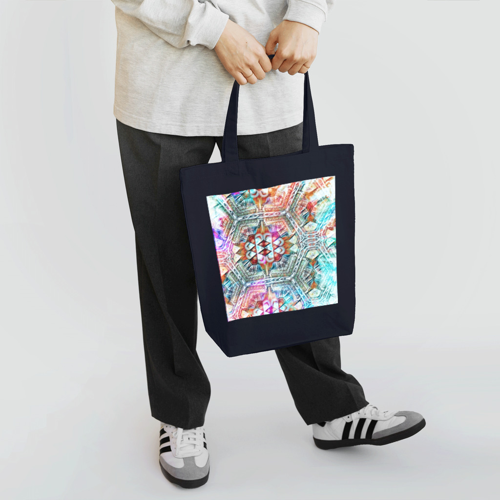 ねこのあしあとの万華鏡 Tote Bag