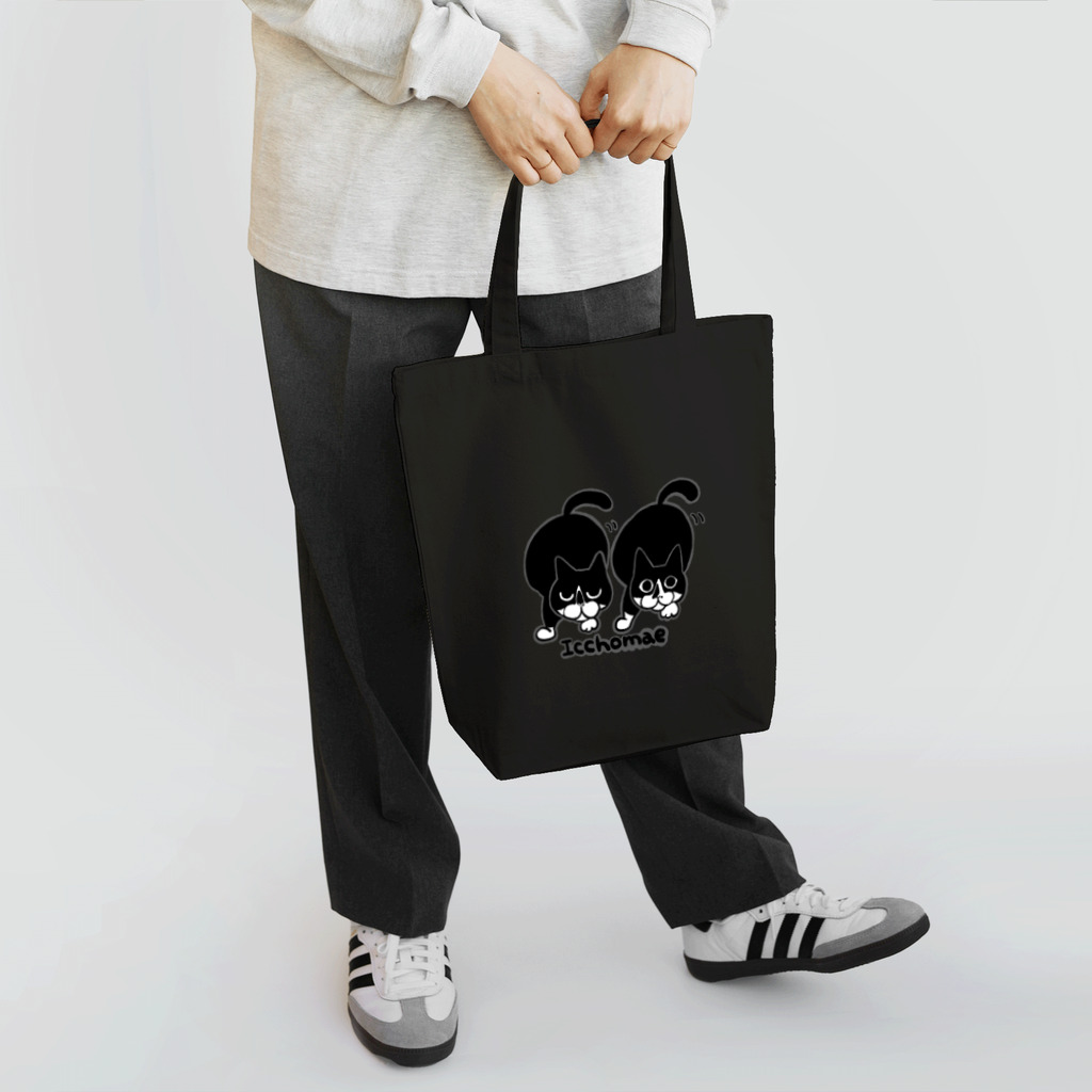 nekomataのicchomae　トート Tote Bag