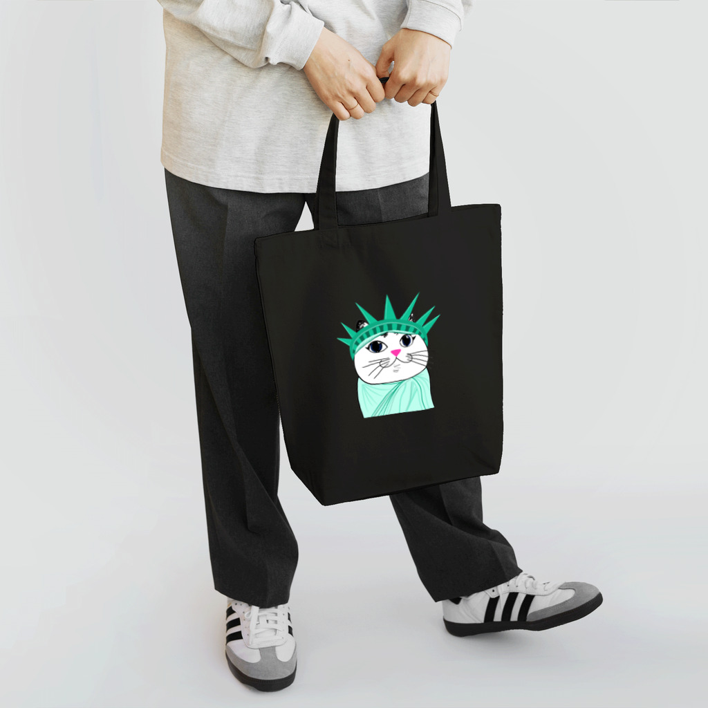 Lovecatfashionの自由のモチ猫ちゃん Tote Bag