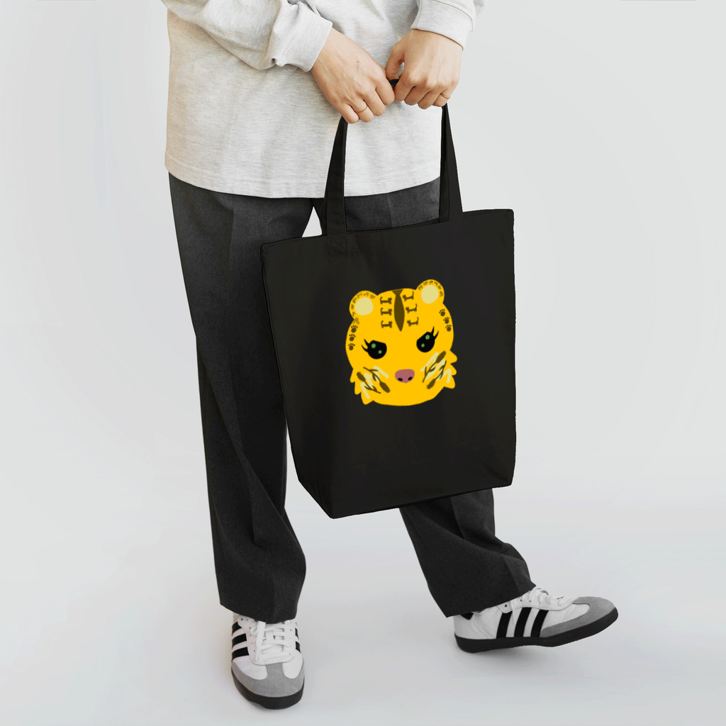 CHOSANAの猫柄の虎 Tote Bag