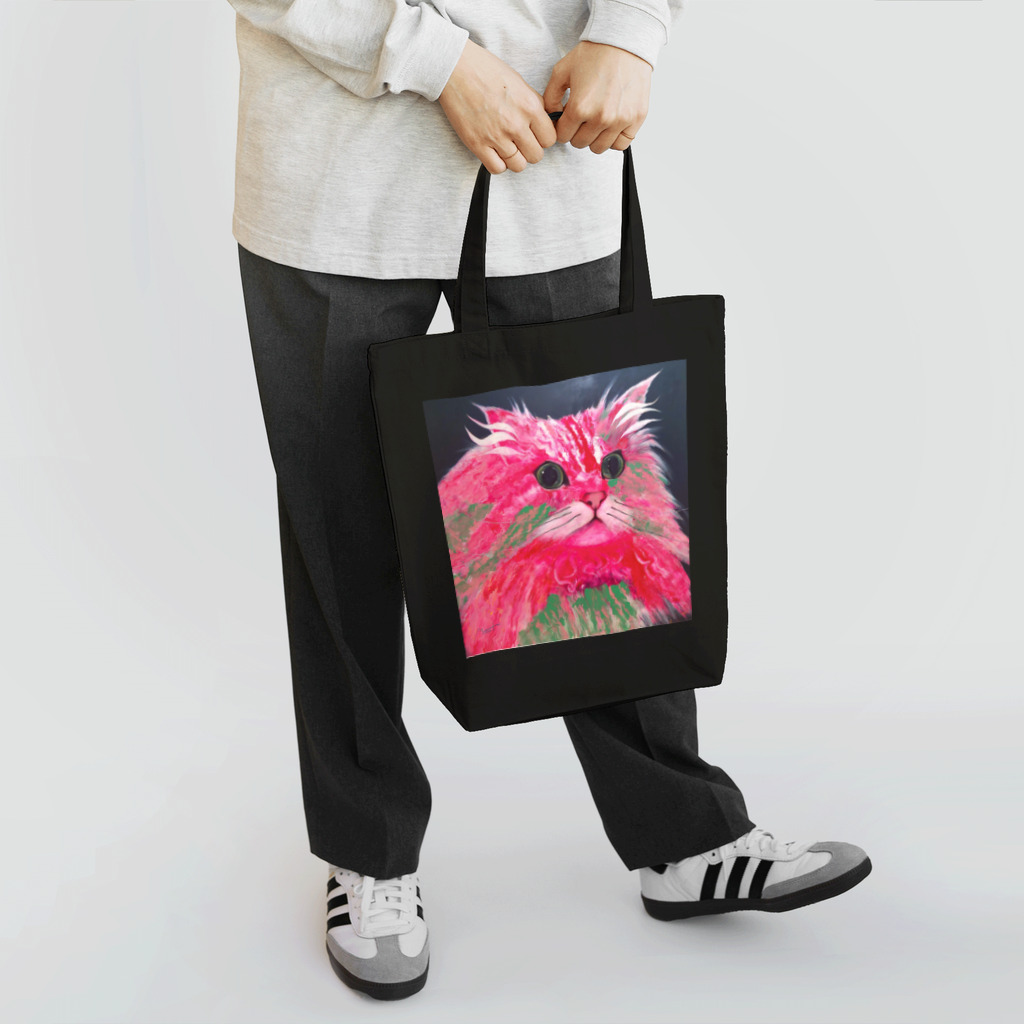 Ange Fleur （アンジュフルール）のRhodonite Cat（ロードナイト キャット） Tote Bag