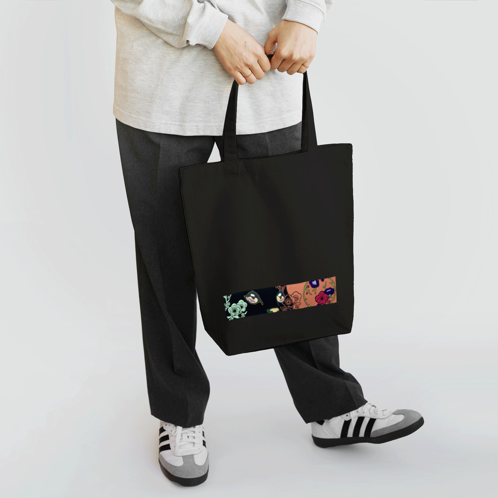 高井里華の【猫】【家紋】【梅】【緑】 Tote Bag