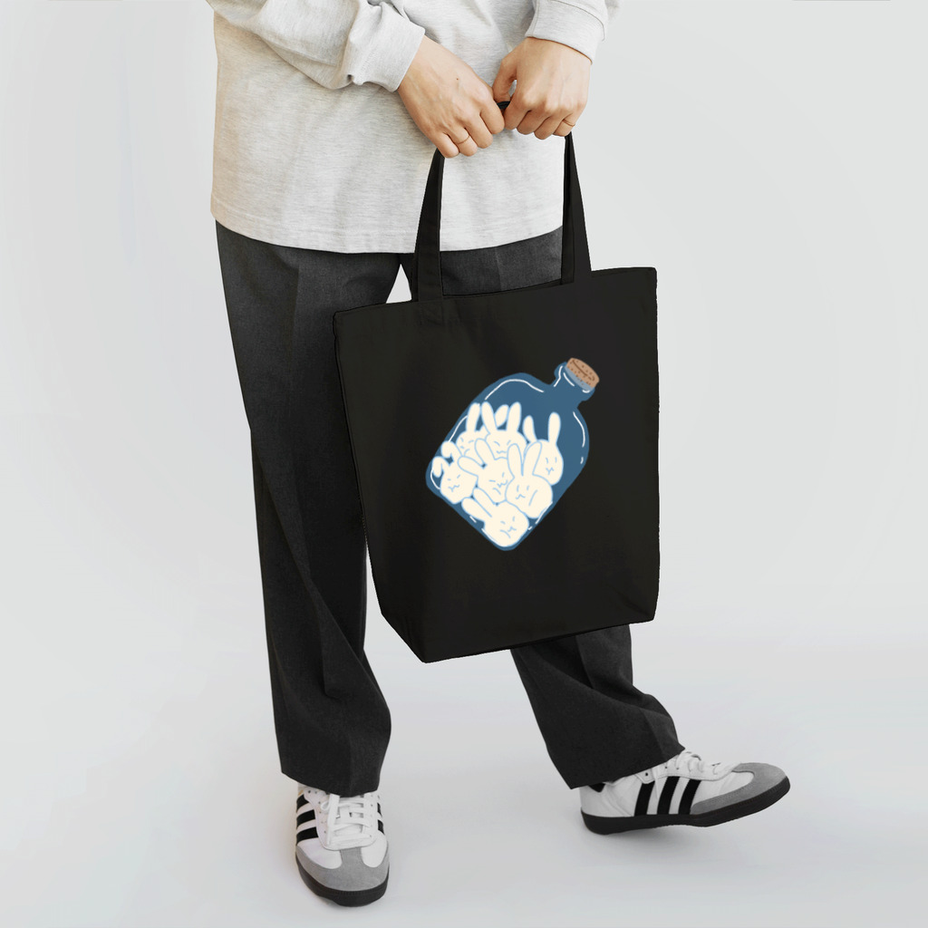 福モウフの瓶詰めうさぎ Tote Bag