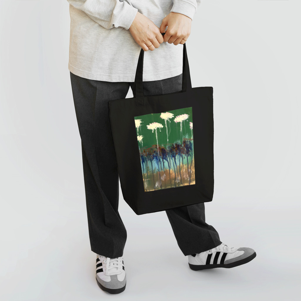 りつ、わたなべのじゆうちょう。の絵画 「 外の世界と裏の世界 」 Tote Bag