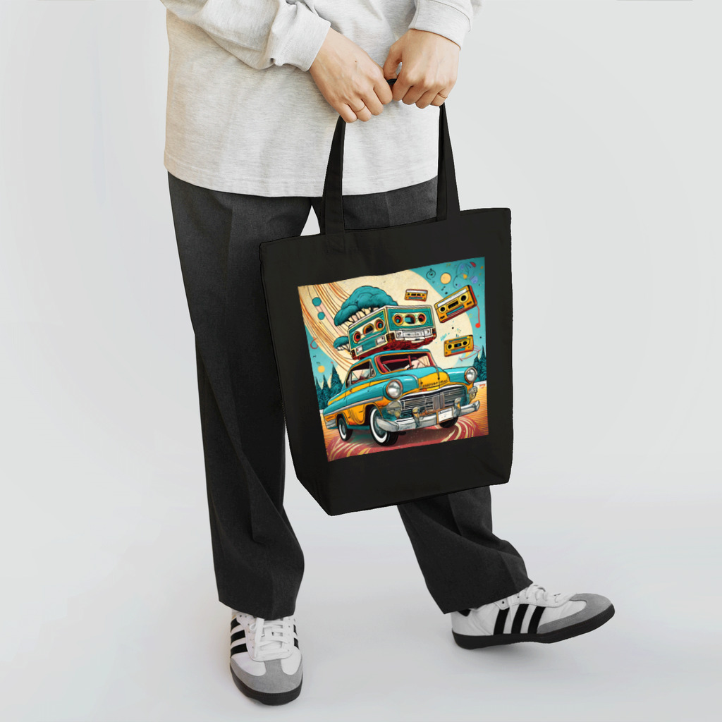 のんびりアート工房のレトロファッション Tote Bag