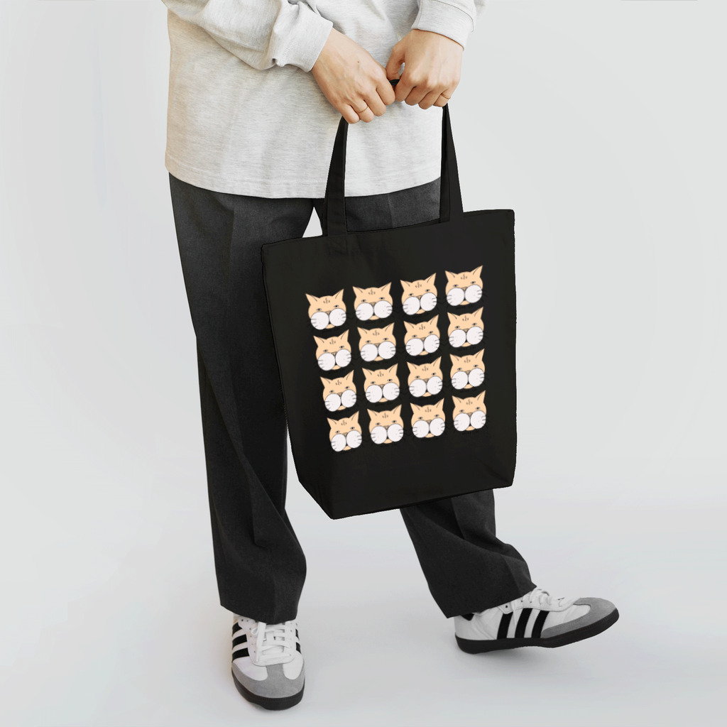 yamamotoeriのねこのもんす　もんすーまみれ Tote Bag