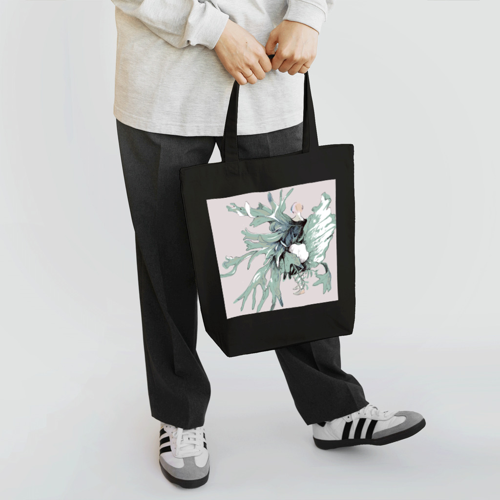 sakamichi_goodsのGreen Dress Tote Bag