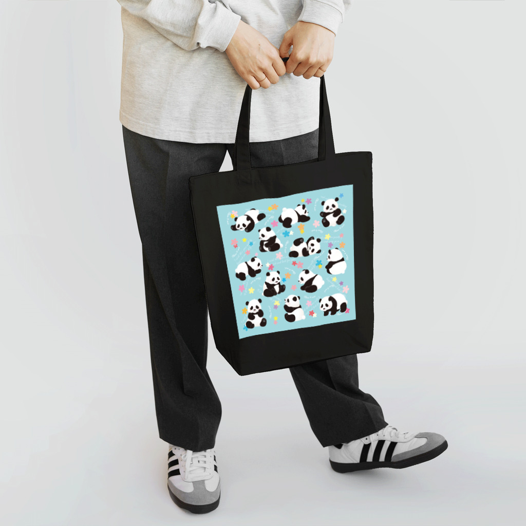 Satokostudioのいろいろパンダくん Tote Bag