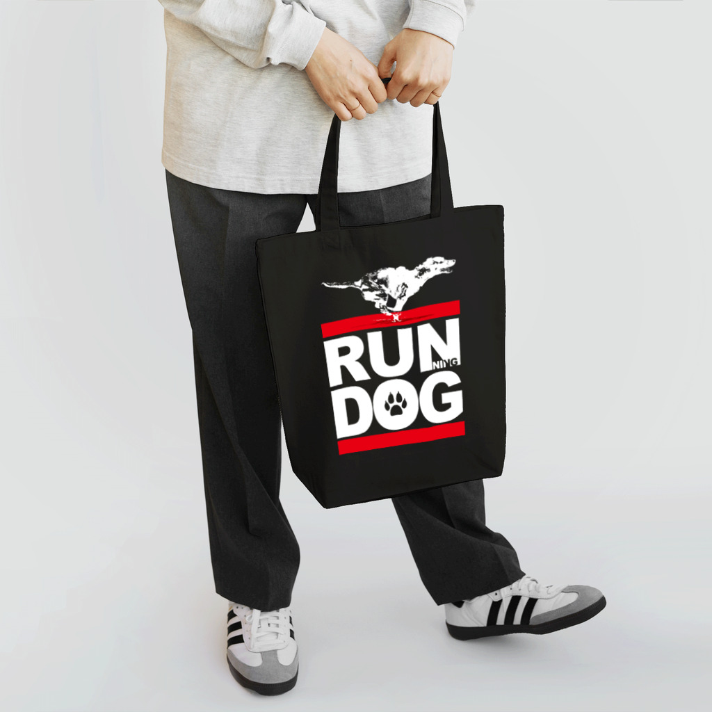 COOL CAT★GRAPHICSのRUNNING DOG　走ってる犬　CCG-005-2B Tote Bag