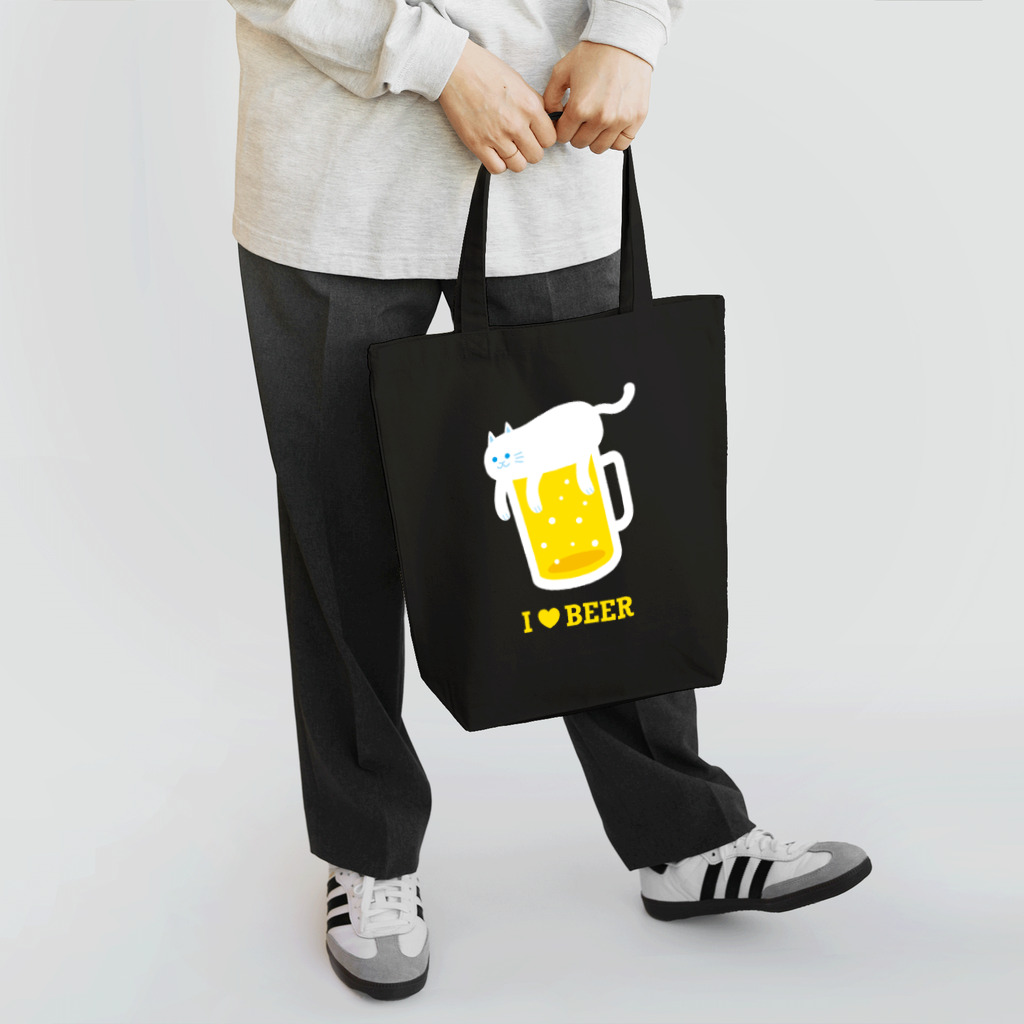 hiropo3のねこ泡ビール Tote Bag