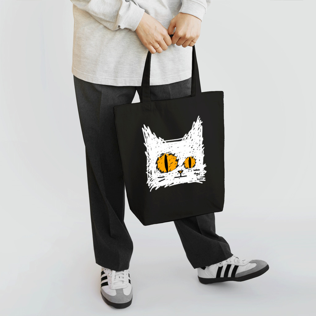 mkumakumaの猫の白 Tote Bag
