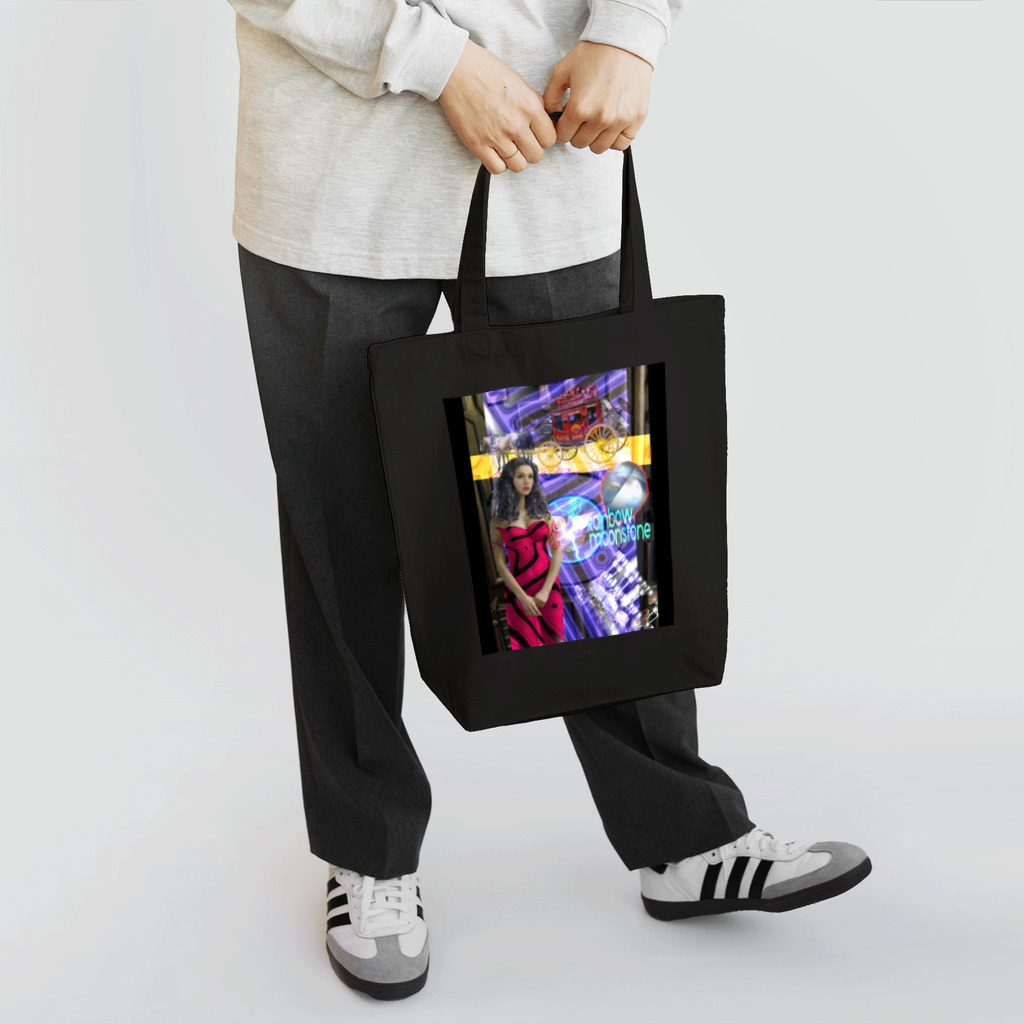 GECKO-SO-SINGのパワーストーン「レインボームーンストーン」 Tote Bag