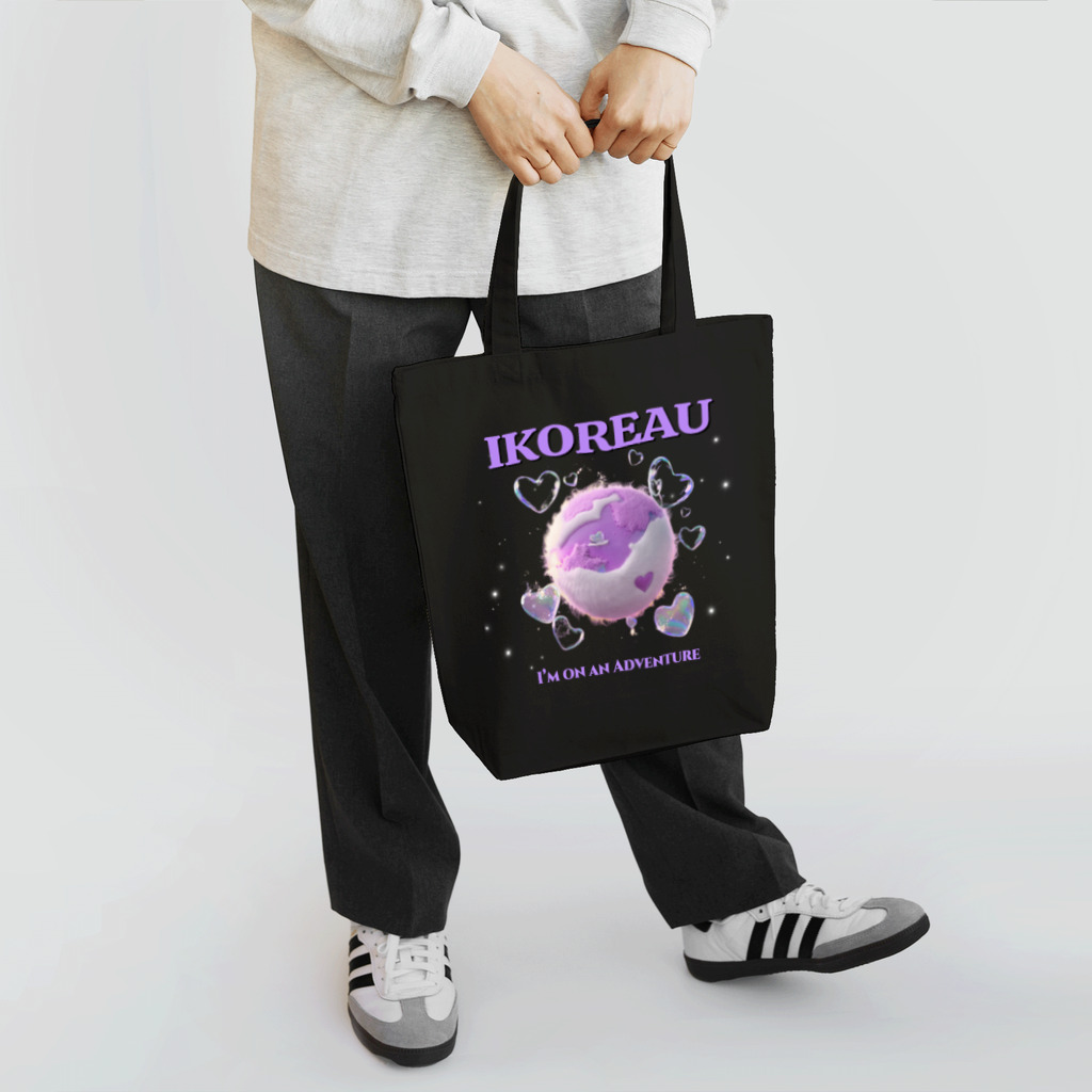 I Korea UのI KOREA U　ふわふわパープル Tote Bag