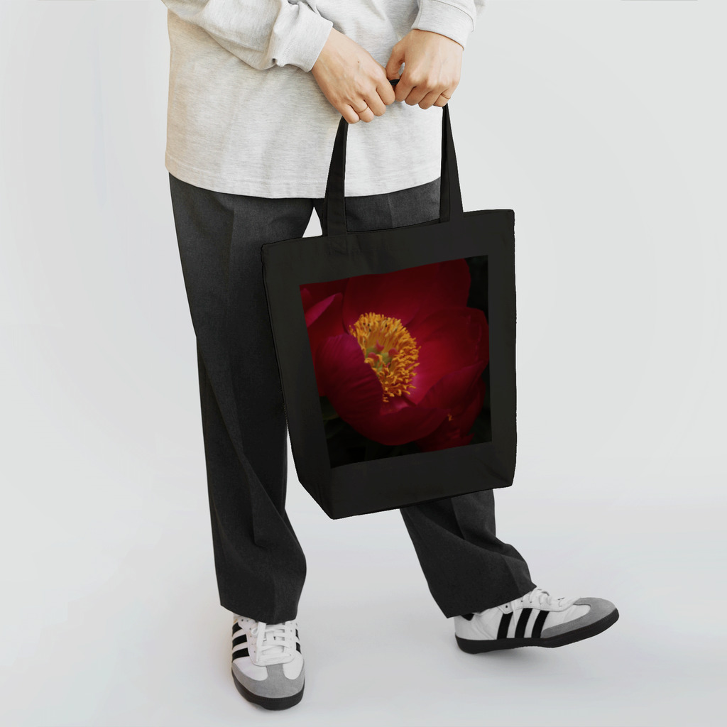 conyDesignの真っ赤なお花 Tote Bag